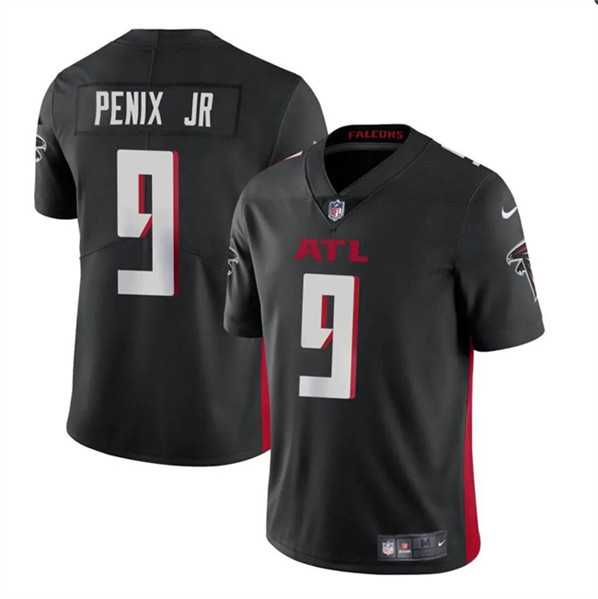 Men & Women & Youth Atlanta Falcons #9 Michael Penix Jr Black 2024 Draft Vapor Untouchable Limited Stitched Jersey->atlanta falcons->NFL Jersey